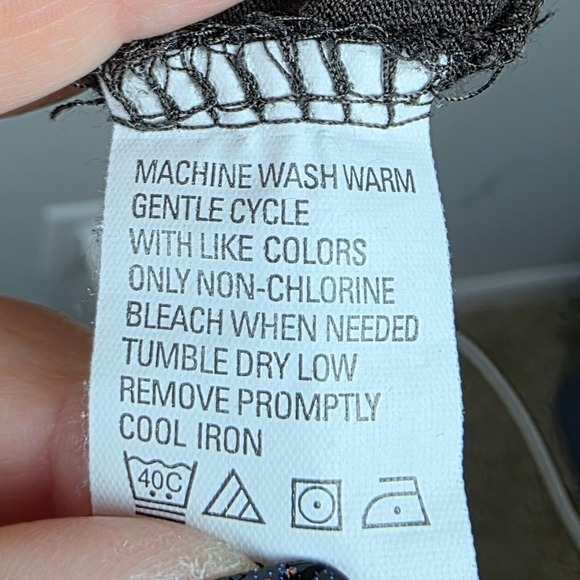 IZOD GOLF Mens Sz XL Long Sleeve Mock Neck Pullover Shirt Brown Layering‎ Preppy - Picture 6 of 6